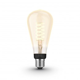 Philips Hue 8719514279179 LED-Glühlampe 1x7W | E27 | 550L | 2100K - weiß