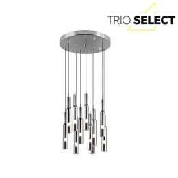 Trio SELECT T344531106 LED Pendel-Kronleuchter LUCENT | 11x3W integrierte LED-Quelle | 11x280lm |