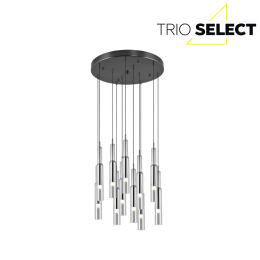 Trio SELECT T344531120 LED Pendel-Kronleuchter LUCENT | 11x3W integrierte LED-Quelle | 11x280lm |