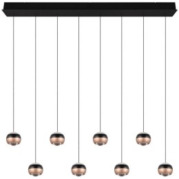 Trio SELECT T344410832 LED Pendel-Kronleuchter ORBIT | 8x8W integrierte LED-Quelle | 8x960lm | 23
