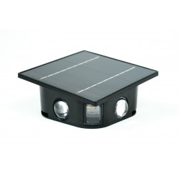 Immax 08487L LED solar Außenwandleuchte | 2W integrierte LED-Quelle | 30lm