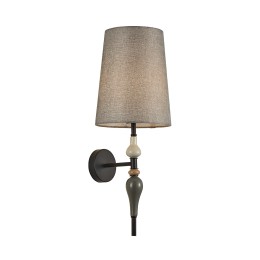 Italux WL-22374-BK Wandleuchte Nerom E27