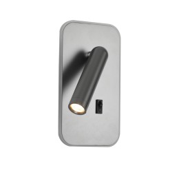 Italux WL-83957-1-GR LED Spot-Wandleuchte Doria | 8W LED | 559lm | 3000K